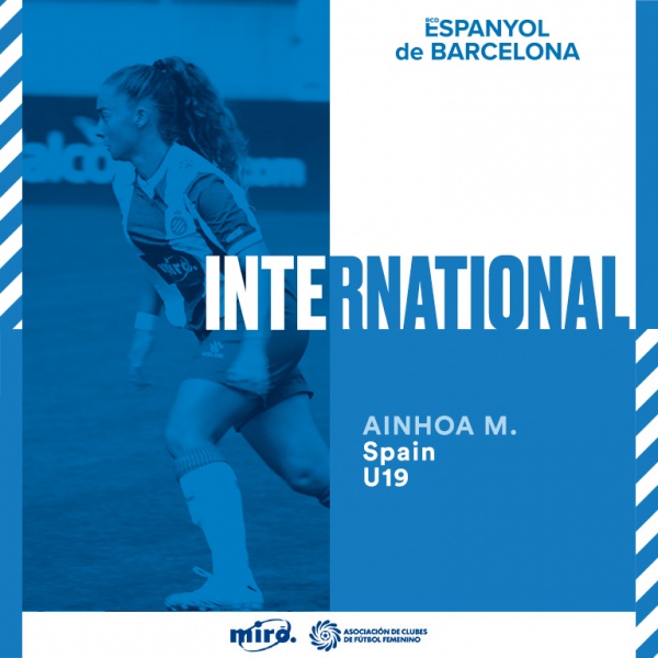 Ainhoa Marín, con la Sub 19