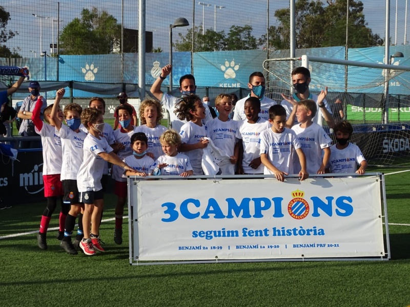 El Benjamín A, ¡campeón de liga!