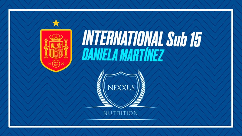 Daniela Martínez, con la Sub-15