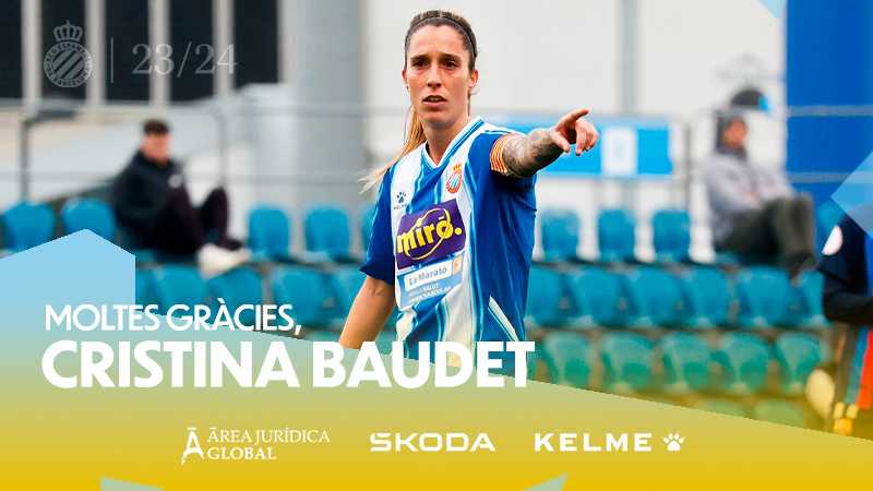 Cristina Baudet leaves RCD Espanyol