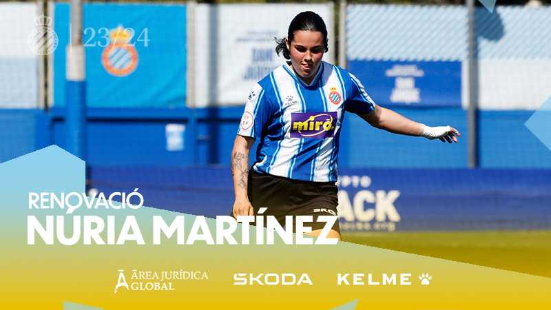 Núria Martínez seguirá en el RCD Espanyol