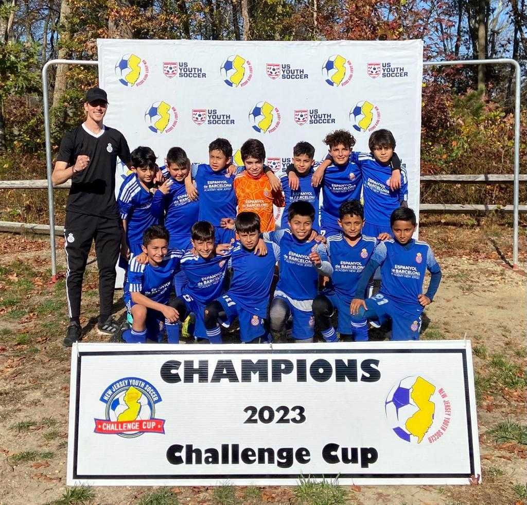 Under-12s, State Cup champions in New Jersey