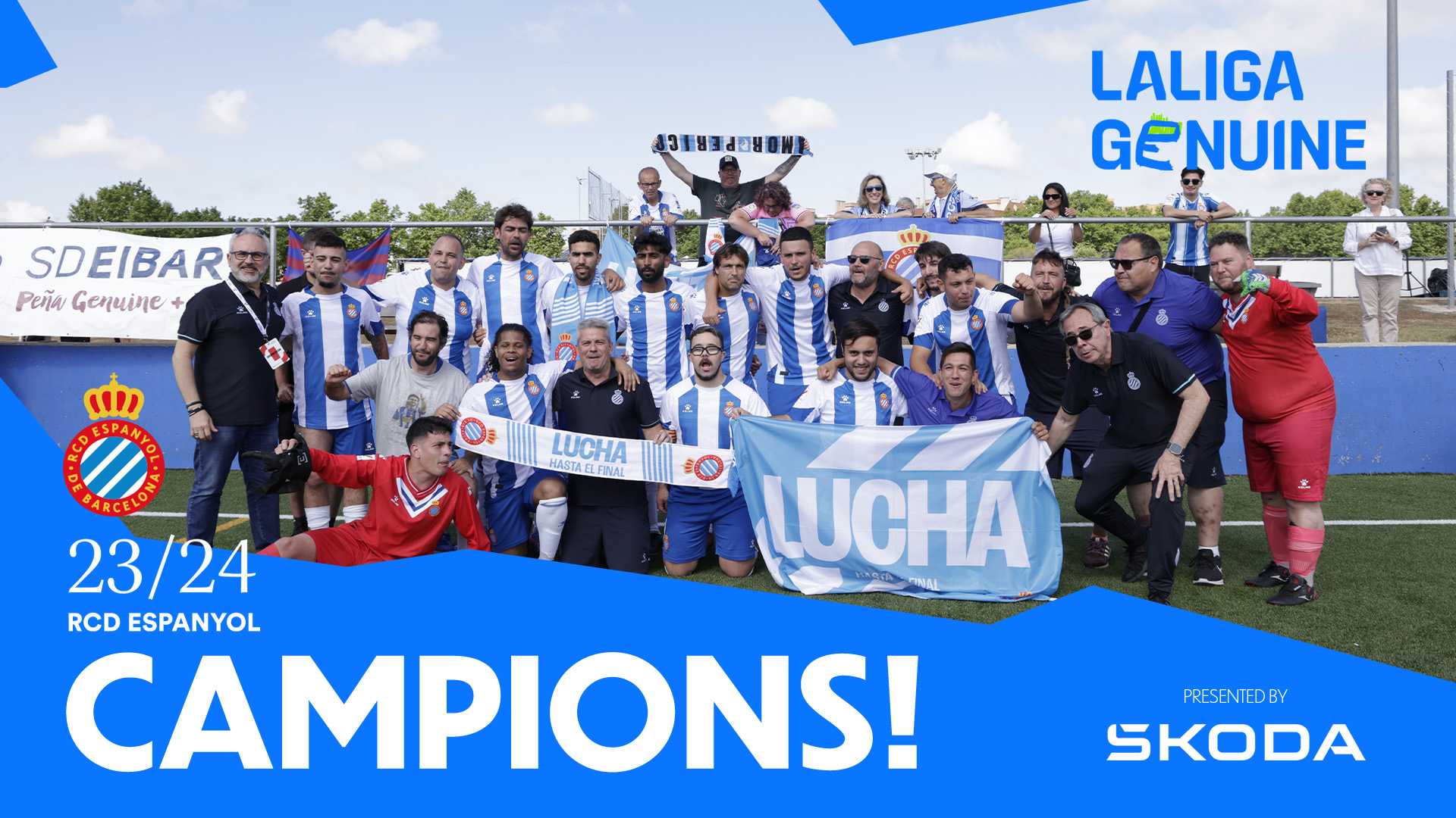 RCDE Special win LaLiga Genuine for third time
