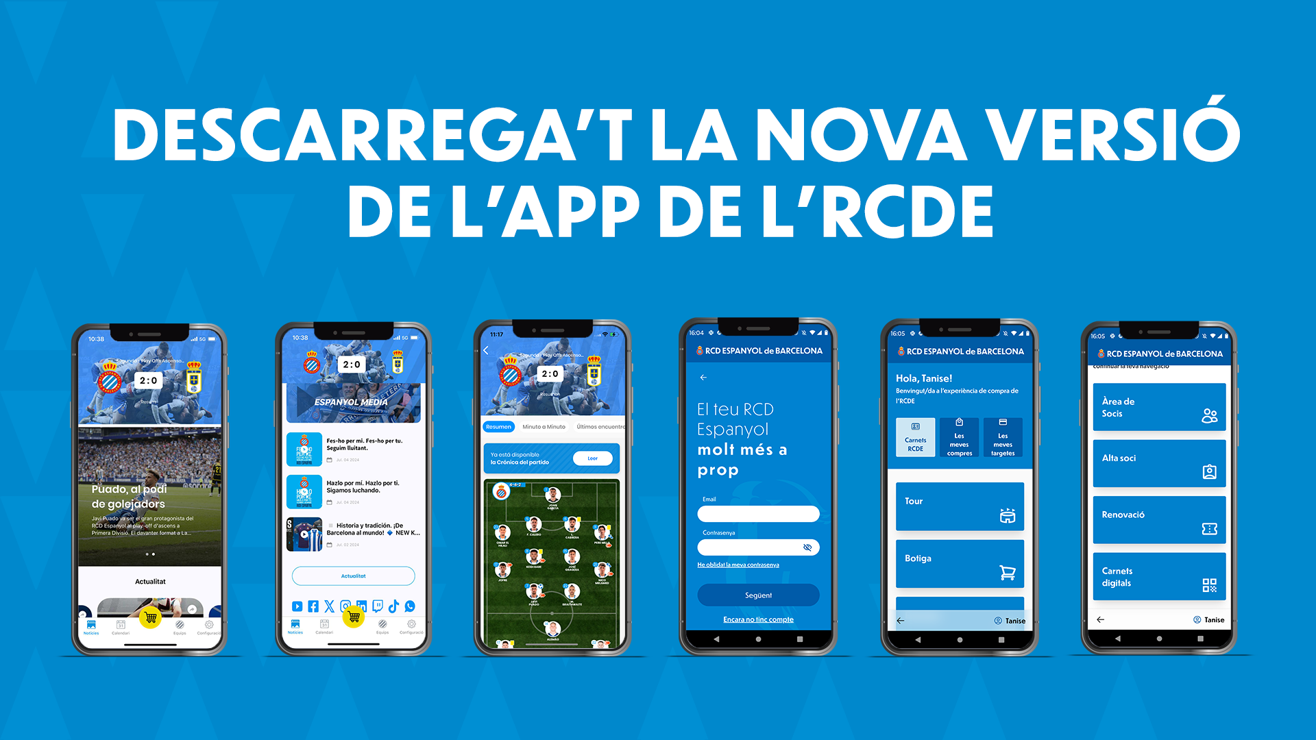 RCD Espanyol app updated for 2024/25