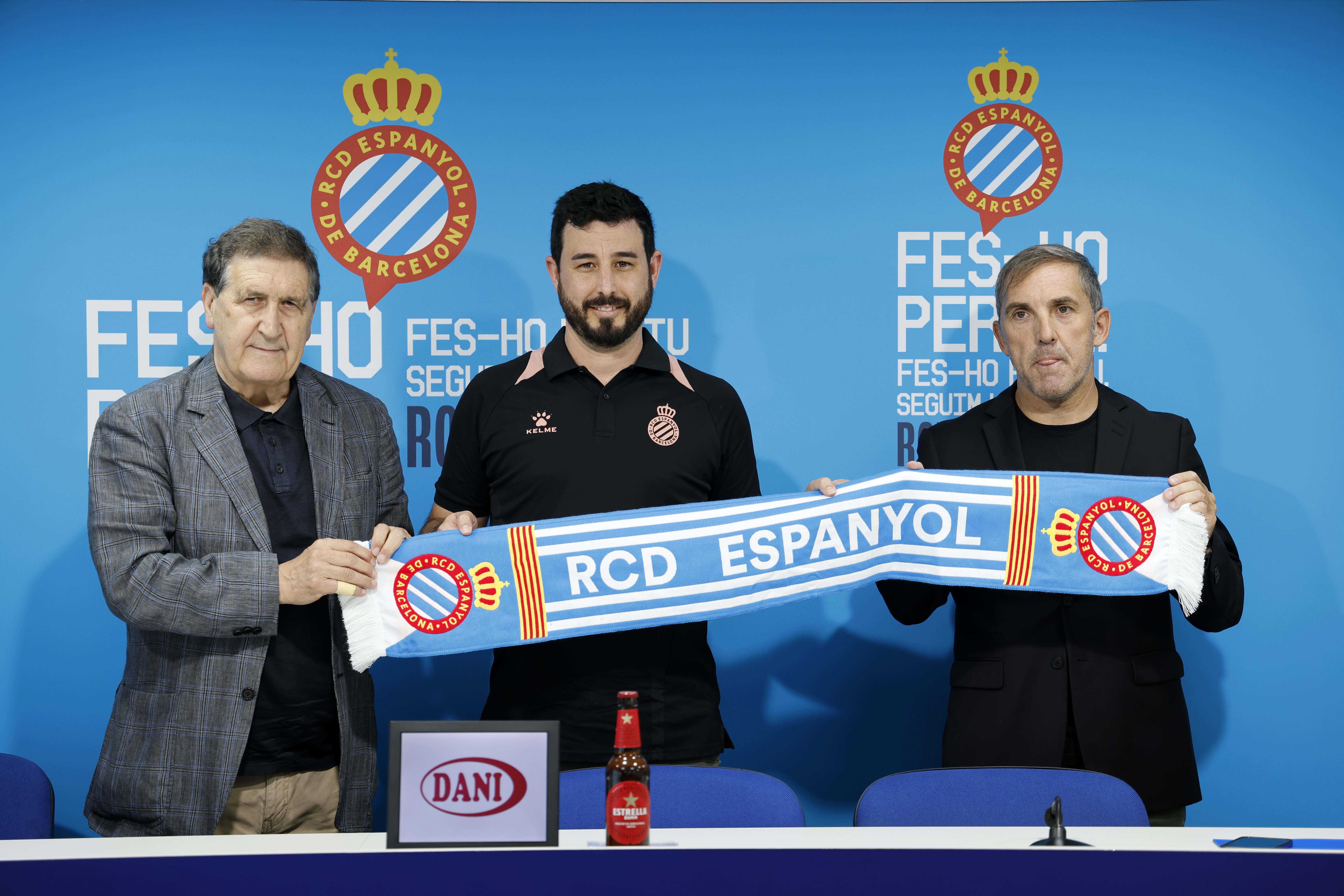 Ignasi Senabre, presentat com a nou entrenador de l'Espanyol B