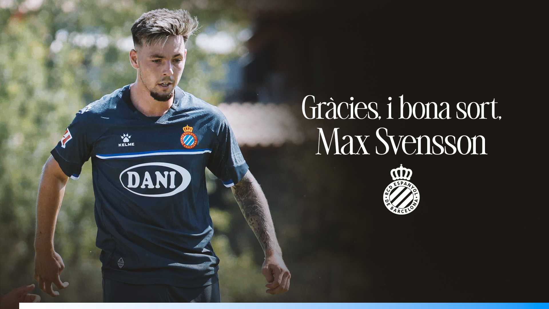 Max Svensson leaves RCD Espanyol