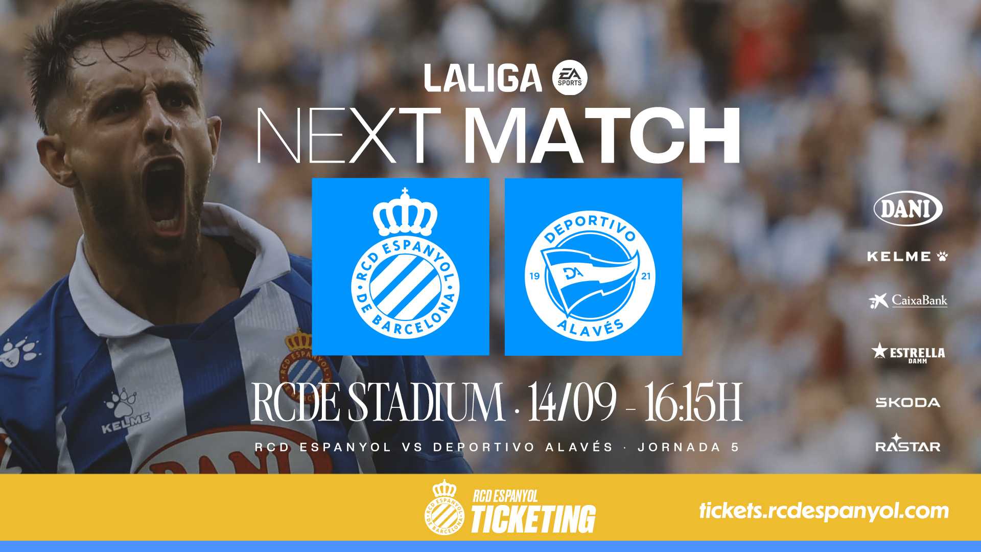 Tickets for RCD Espanyol vs. Deportivo Alavés