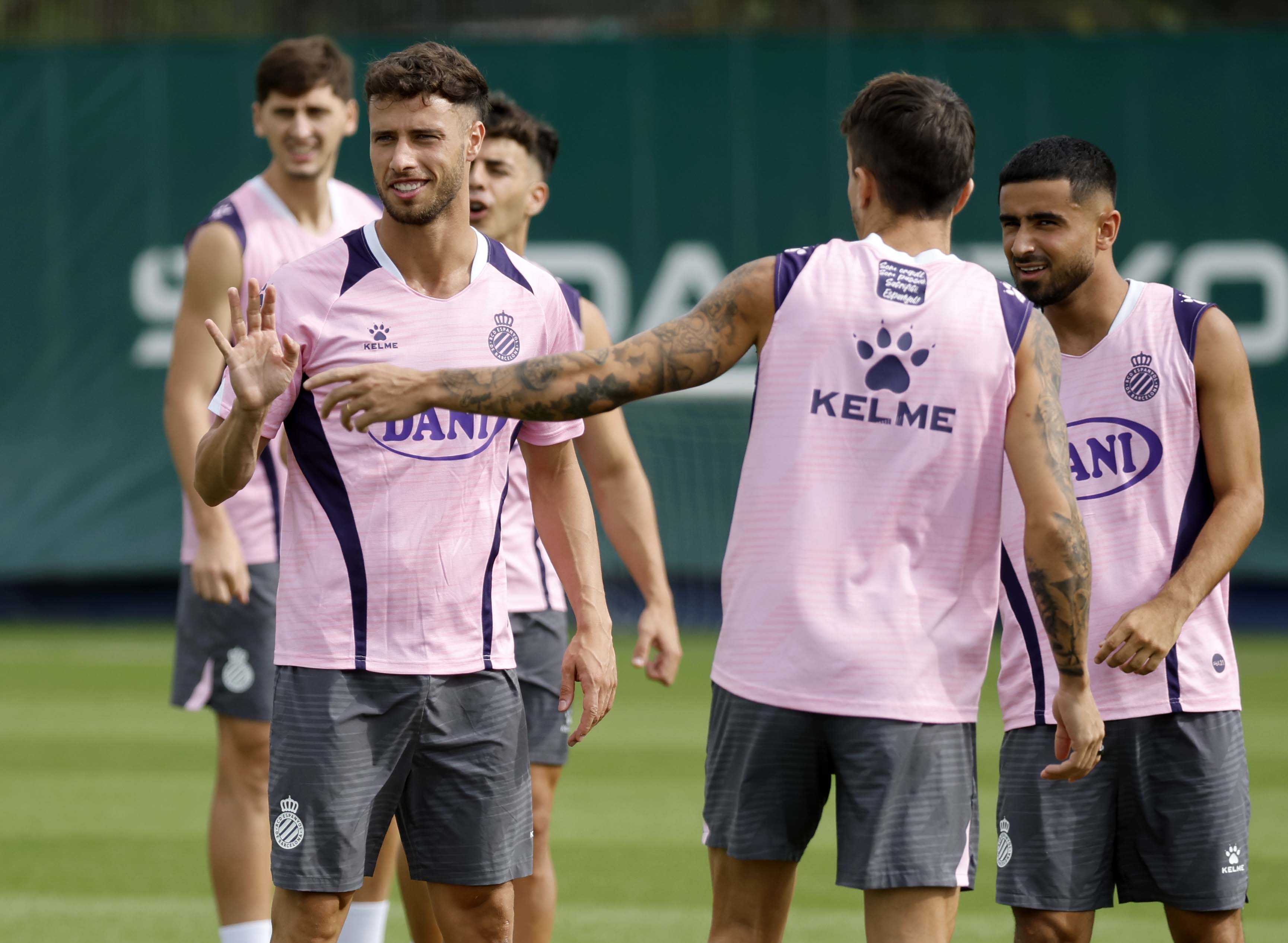 Entrenament al RCDE Stadium