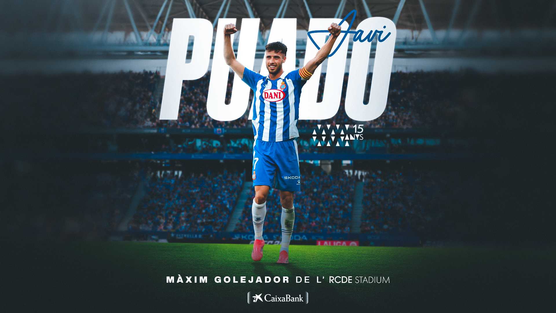 Puado, máximo goleador del RCDE Stadium