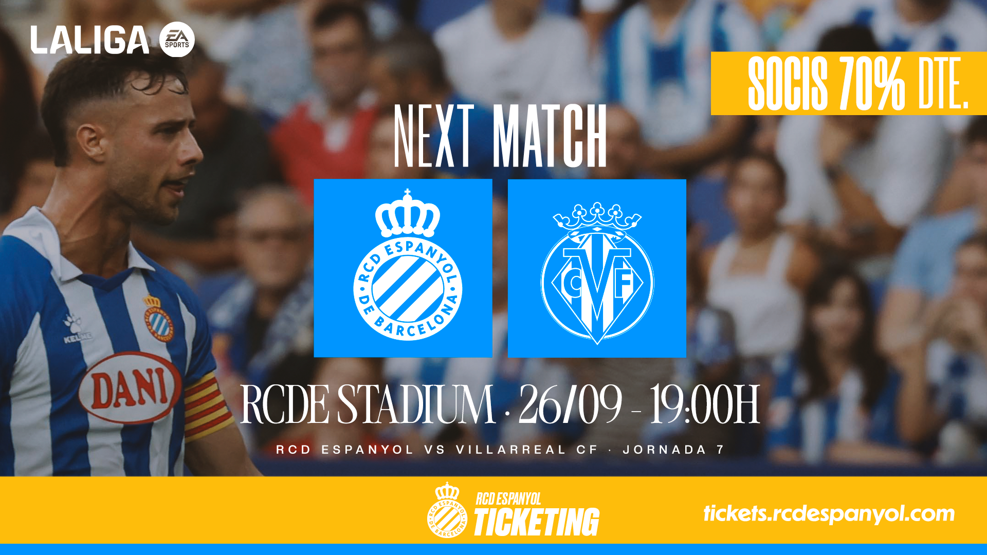 Entradas para el Espanyol – Villarreal