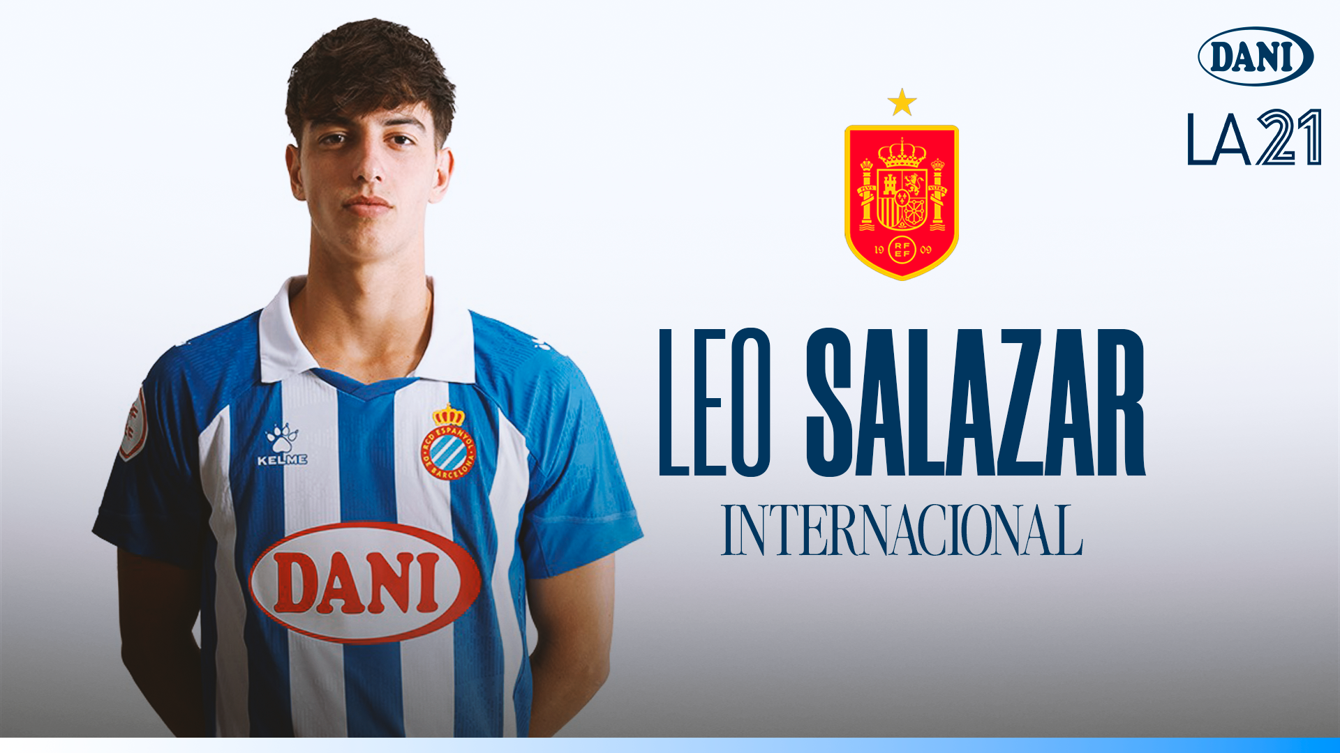 Leo Salazar, convocado con la Sub-18