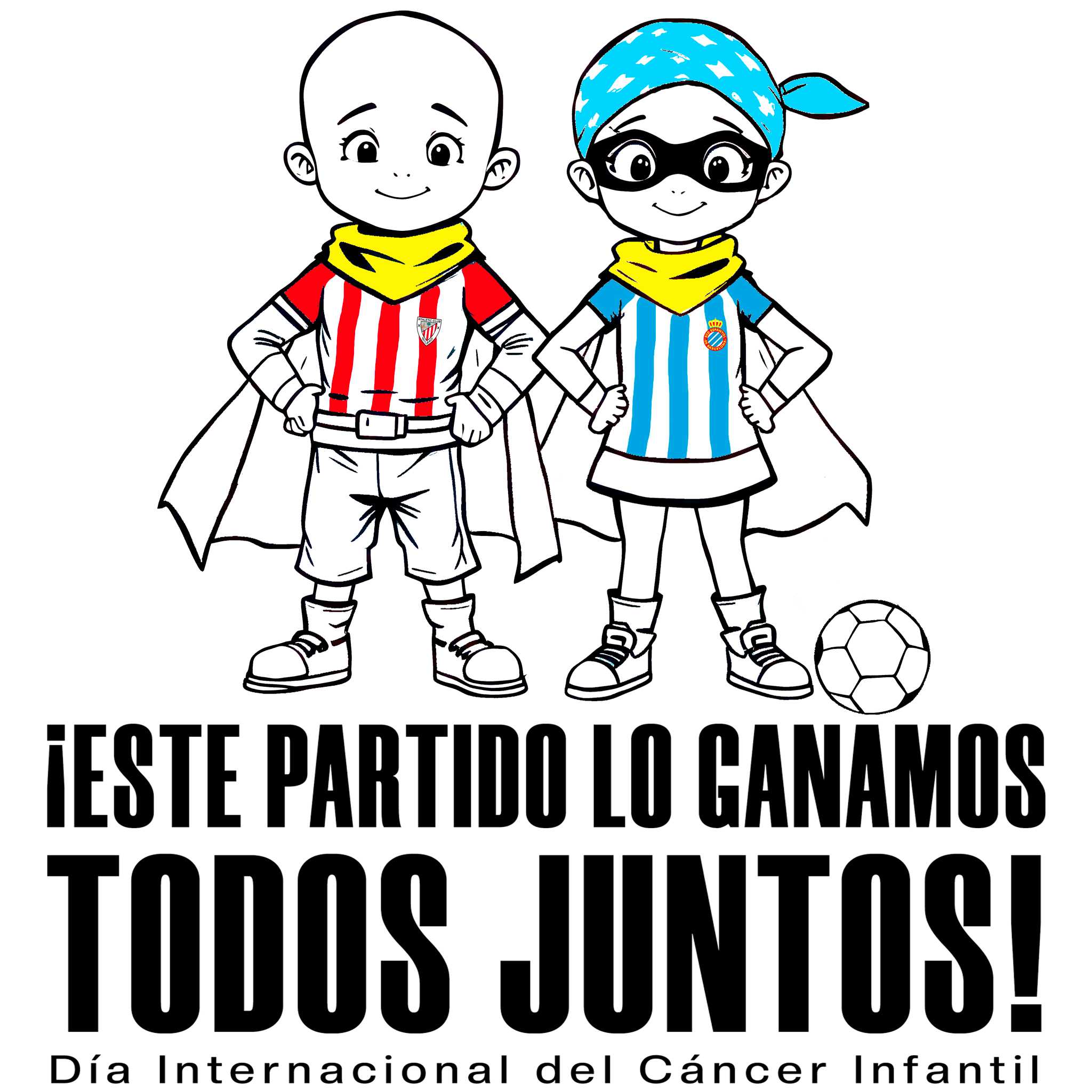 RCD Espanyol y Athletic Club, unidos en la lucha contra el cáncer infantil