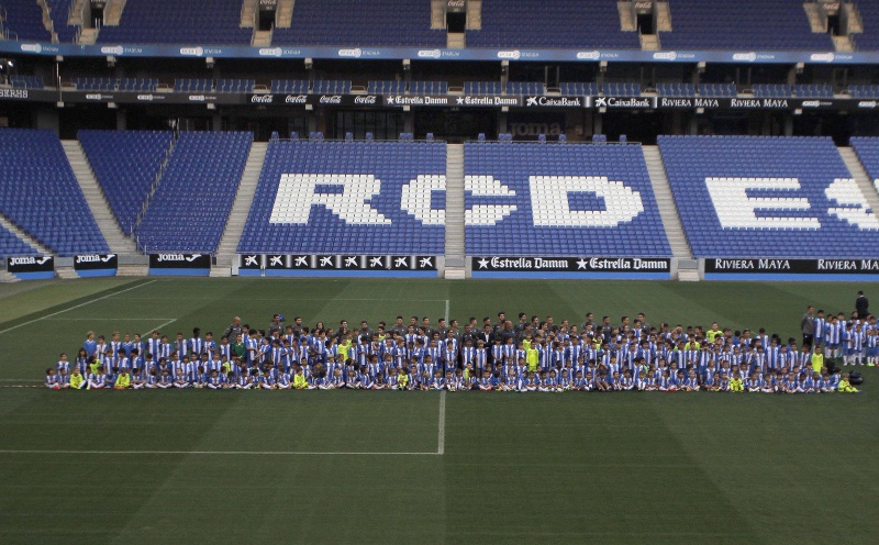 Presentación del fútbol base, femenino y social