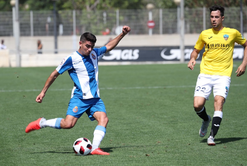 Víctor Gómez y Nil, con la Sub-19