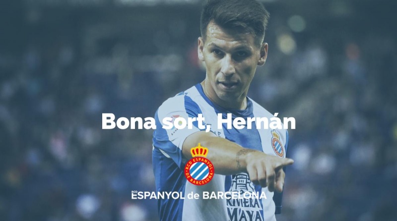 Hernán Pérez leaves RCD Espanyol de Barcelona