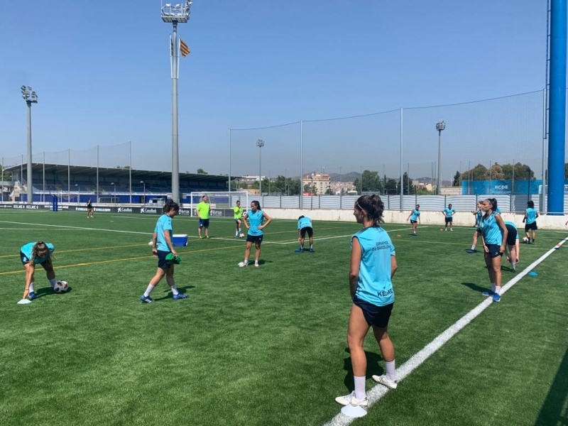 Primer entrenamiento del RCD Espanyol Femenino